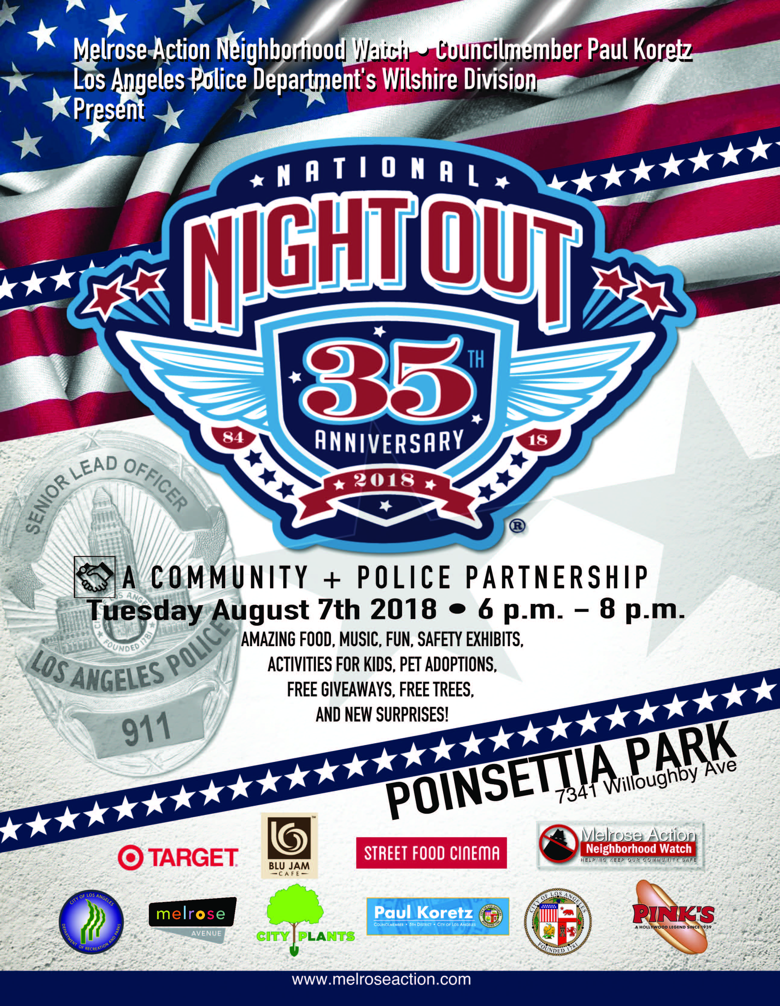 Free Printing for my local National Night Out Event at West Within National Night Out Flyer Template